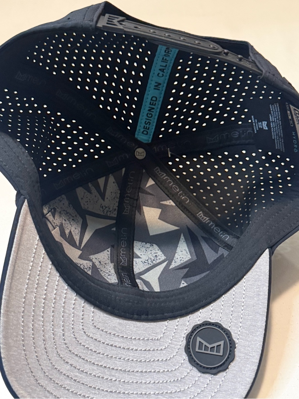 Nautique 100th Anniversary A-Game Hydro Black Adjustable Baseball Cap CL - Picture 7 of 8